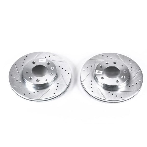 Power Stop JBR998XPR Evolution Drilled & Slotted Rotors -Front