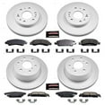 thumbnail image 1 of PowerStop Front and Rear Geomet Coated Brake Rotor and Pad Kit Fits: CADILLAC CHEVROLET GMC Select Models CRK6560, 1 of 5