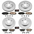 thumbnail image 1 of PowerStop Front and Rear Geomet Coated Brake Rotor and Pad Kit Fits: SCION Select Models CRK6076, 1 of 5