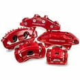 thumbnail image 1 of Power Stop Front Right/Front Pair of Red Powder Coated Calipers S15038, 1 of 4