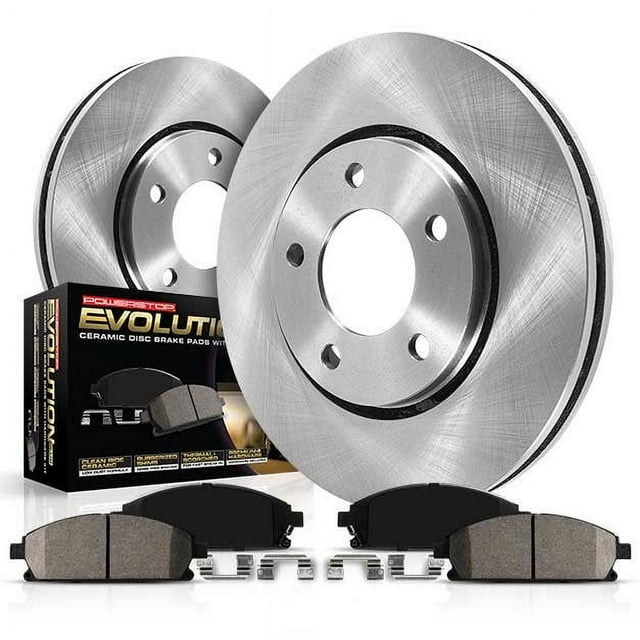 Power Stop Front Stock Replacement Brake Pad and Rotor Kit KOE2137