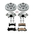 thumbnail image 1 of PowerStop Front Stock Replacement Brake Pad and Rotor Kit with Calipers Fits: BUICK CHEVROLET GMC OLDSMOBILE PONTIAC Select Models KCOE1482, 1 of 3