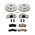 thumbnail image 1 of PowerStop Front Stock Replacement Brake Pad and Rotor Kit with Calipers Fits: BUICK CADILLAC CHEVROLET OLDSMOBILE PONTIAC Select Models KCOE1534, 1 of 3