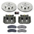 thumbnail image 1 of PowerStop Front Stock Replacement Brake Pad and Rotor Kit with Calipers Fits: CHEVROLET PONTIAC SATURN Select Models KCOE1576, 1 of 1