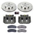 thumbnail image 1 of PowerStop Front Stock Replacement Brake Pad and Rotor Kit with Calipers Fits: CHEVROLET PONTIAC SATURN Select Models KCOE1576, 1 of 1