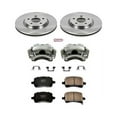 thumbnail image 1 of PowerStop Front Stock Replacement Brake Pad and Rotor Kit with Calipers Fits: CHEVROLET PONTIAC SATURN Select Models KCOE1610, 1 of 3