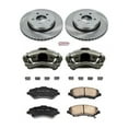 thumbnail image 1 of PowerStop Front Stock Replacement Brake Pad and Rotor Kit with Calipers Fits: DODGE JEEP Select Models KCOE1631, 1 of 3