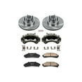 thumbnail image 1 of PowerStop Front Stock Replacement Brake Pad and Rotor Kit with Calipers Fits: FORD MAZDA MERCURY Select Models KCOE1854, 1 of 1