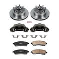 thumbnail image 1 of PowerStop Front Stock Replacement Brake Pad and Rotor Kit with Calipers Fits: FORD Select Models KCOE1891, 1 of 3