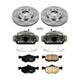 thumbnail image 1 of PowerStop Front Stock Replacement Brake Pad and Rotor Kit with Calipers Fits: FORD MAZDA MERCURY Select Models KCOE1930, 1 of 1