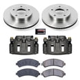 thumbnail image 1 of PowerStop Front Stock Replacement Brake Pad and Rotor Kit with Calipers Fits: CHEVROLET GMC ISUZU OLDSMOBILE Select Models KCOE2004, 1 of 5