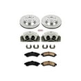 thumbnail image 1 of PowerStop Front Stock Replacement Brake Pad and Rotor Kit with Calipers Fits: BUICK CHEVROLET GMC ISUZU OLDSMOBILE Select Models KCOE2057, 1 of 1