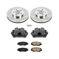 thumbnail image 1 of PowerStop Front Stock Replacement Brake Pad and Rotor Kit with Calipers Fits: HONDA Select Models KCOE2302, 1 of 3