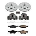 thumbnail image 1 of PowerStop Front Stock Replacement Brake Pad and Rotor Kit with Calipers Fits: FORD MERCURY Select Models KCOE4580, 1 of 1