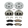 thumbnail image 1 of PowerStop Front Stock Replacement Brake Pad and Rotor Kit with Calipers Fits: BUICK CHEVROLET GMC SATURN Select Models KCOE4657, 1 of 1