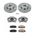 thumbnail image 1 of PowerStop Front Stock Replacement Brake Pad and Rotor Kit with Calipers Fits: PONTIAC SCION TOYOTA Select Models KCOE4669, 1 of 9