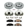 thumbnail image 1 of PowerStop Front Stock Replacement Brake Pad and Rotor Kit with Calipers Fits: FORD Select Models KCOE4726, 1 of 3