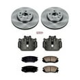 thumbnail image 1 of PowerStop Front Stock Replacement Brake Pad and Rotor Kit with Calipers Fits: BUICK CHEVROLET GMC SAAB Select Models KCOE5334, 1 of 3