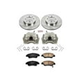 thumbnail image 1 of PowerStop Front Stock Replacement Brake Pad and Rotor Kit with Calipers Fits: HONDA Select Models KCOE696, 1 of 5