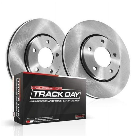 Power Stop Front Track Day Brake Pad and Rotor Kit TDBK7007