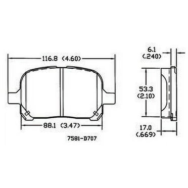 Power Stop Front Z16 Evolution Ceramic Brake Pads 16-707
