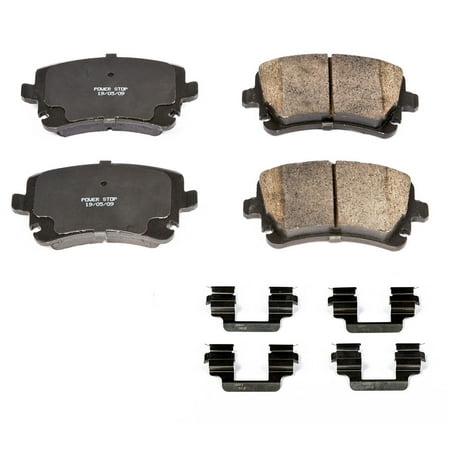 Power Stop Front Z17 Evolution Ceramic Brake Pads with Hardware 17-1015