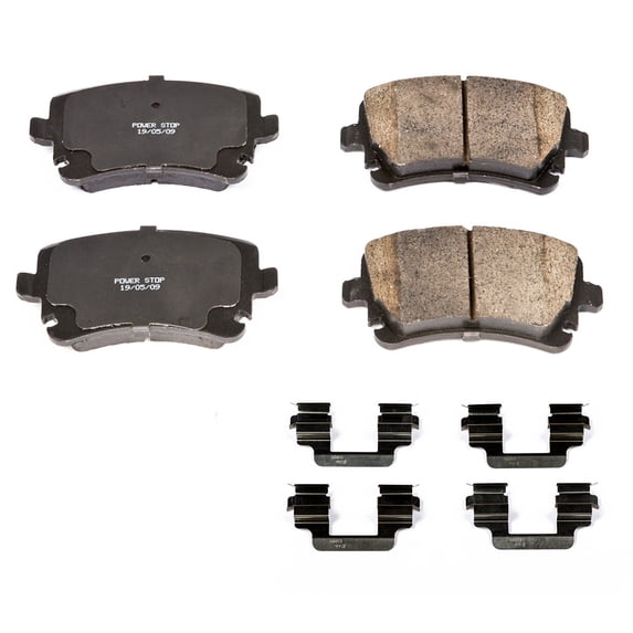 Power Stop Front Z17 Evolution Ceramic Brake Pads with Hardware 17-1015