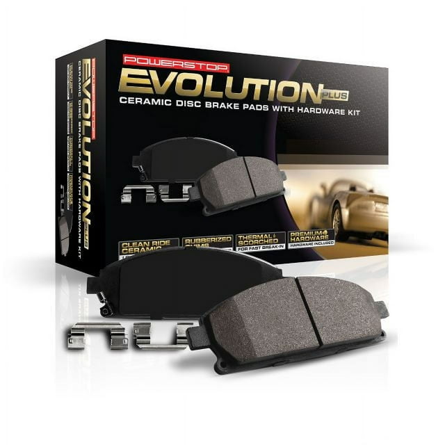 Power Stop Front Z17 Evolution Ceramic Brake Pads with Hardware 17-1158