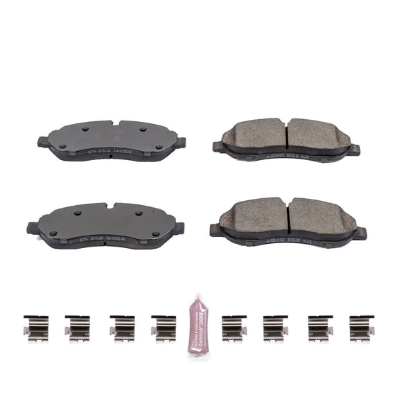 Power Stop Front Z17 Evolution Ceramic Brake Pads with Hardware 17-1774