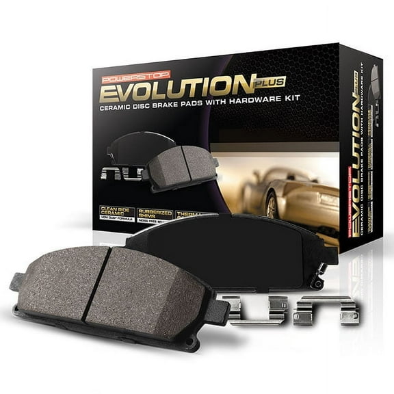 Power Stop Front Z17 Evolution Ceramic Brake Pads with Hardware 17-1826