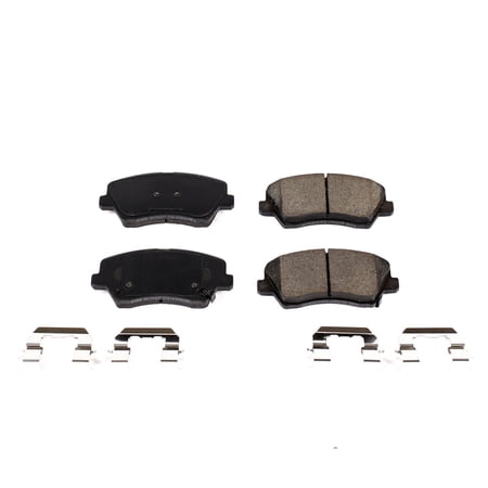Power Stop Front Z17 Evolution Ceramic Brake Pads with Hardware 17-1828