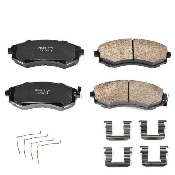 Power Stop Front Z17 Evolution Ceramic Brake Pads with Hardware 17-449