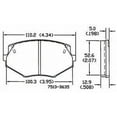thumbnail image 1 of Power Stop Front Z17 Evolution Ceramic Brake Pads with Hardware 17-635, 1 of 7