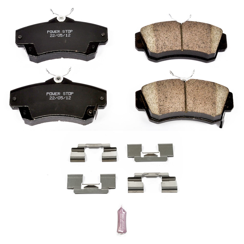 Power Stop Front Z17 Evolution Ceramic Brake Pads with Hardware 17