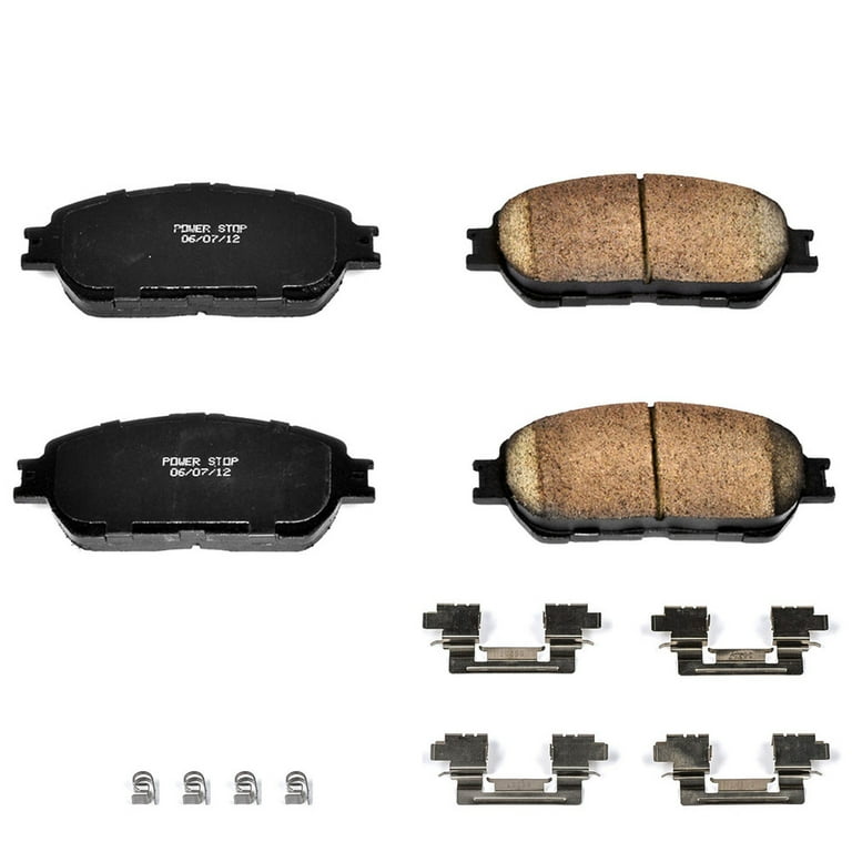 Power Stop Front Z17 Evolution Ceramic Brake Pads with Hardware 17