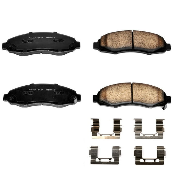Power Stop Front Z17 Evolution Ceramic Brake Pads with Hardware 17-962