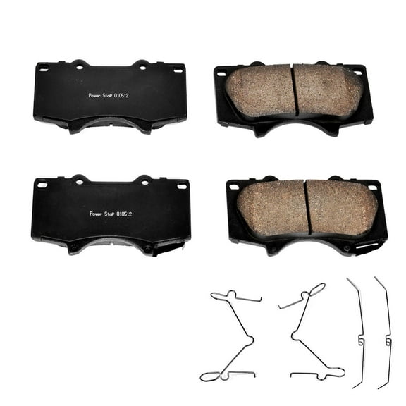Power Stop Front Z17 Evolution Ceramic Brake Pads with Hardware 17-976