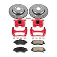 thumbnail image 1 of PowerStop Front Z23 Evolution Sport Brake Pad and Rotor Kit with Red Powder Coated Calipers Fits: DODGE JEEP Select Models KC1631, 1 of 5