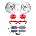 thumbnail image 1 of PowerStop Front Z23 Evolution Sport Brake Pad and Rotor Kit with Red Powder Coated Calipers Fits: VOLKSWAGEN Select Models KC7175, 1 of 3