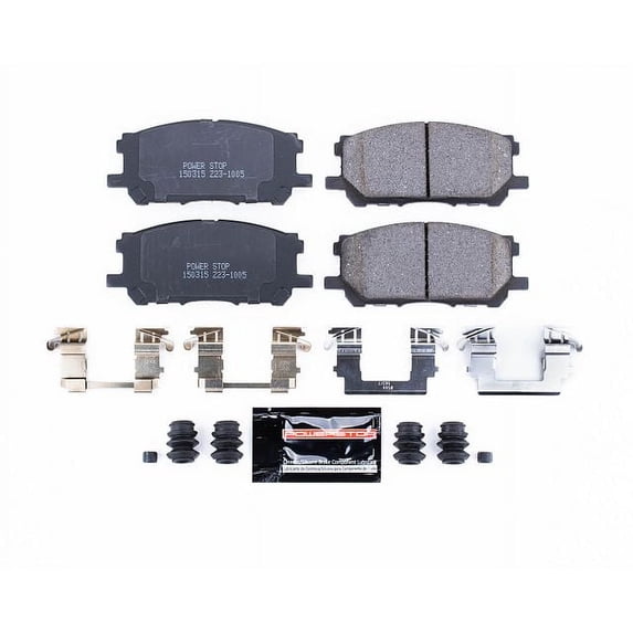 Power Stop Front Z23 Evolution Carbon-Fiber Ceramic Brake Pads Z23-1005