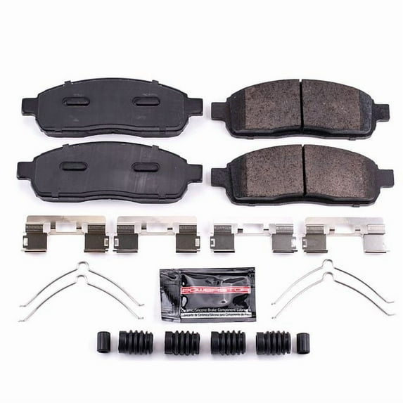 Power Stop Z23-1011 Z23 Evolution Sport Carbon Fiber-Ceramic Brake Pad -Front