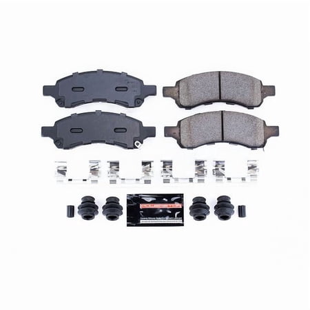 Power Stop Z23-1169 Z23 Evolution Sport Carbon Fiber-Ceramic Brake Pad -Front