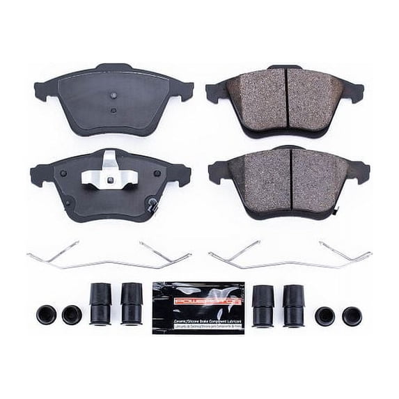 Power Stop Z23-1186 Z23 Evolution Sport Carbon Fiber-Ceramic Brake Pad -Front
