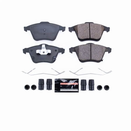 Power Stop Z23-1186 Z23 Evolution Sport Carbon Fiber-Ceramic Brake Pad -Front
