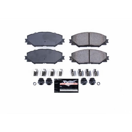 Power Stop Z23-1211 Z23 Evolution Sport Carbon Fiber-Ceramic Brake Pad -Front