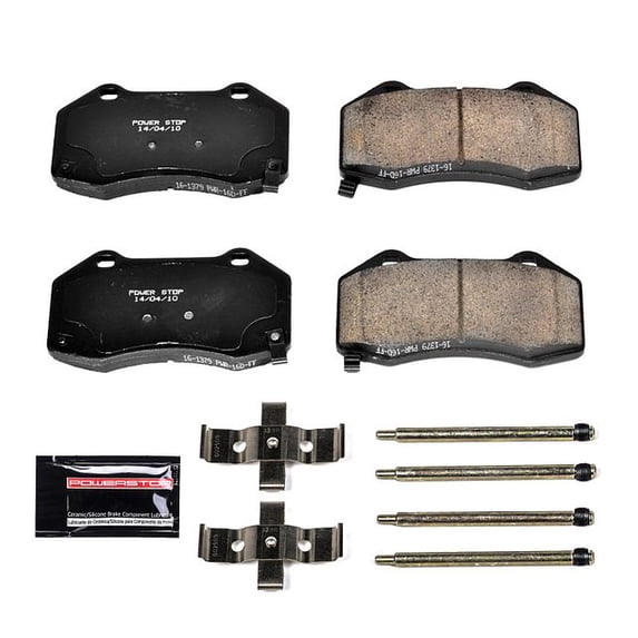 Powerstop Z23-1379 PSBZ23-1379 FRONT Z23 EVOLUTION SPORT CARBON FIBER INFUSED CERAMIC BRAKE PADS