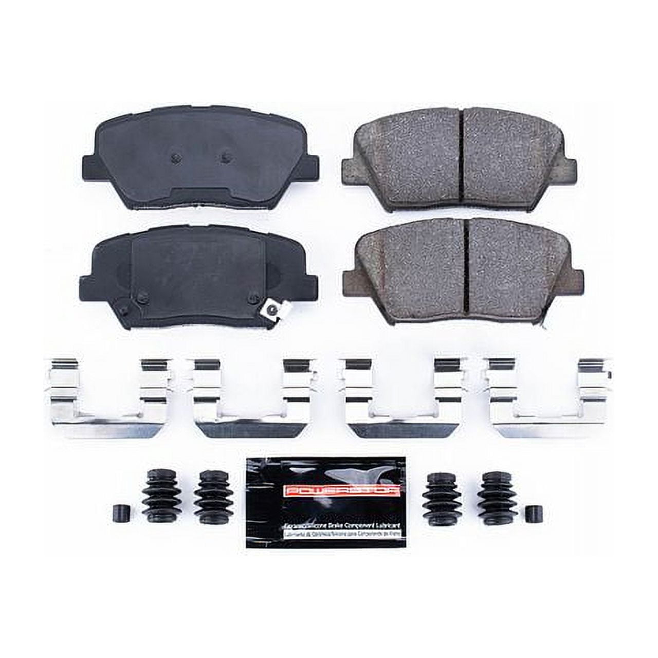 Power Stop Front Z23 Evolution Carbon-Fiber Ceramic Brake Pads Z23-1432 ...