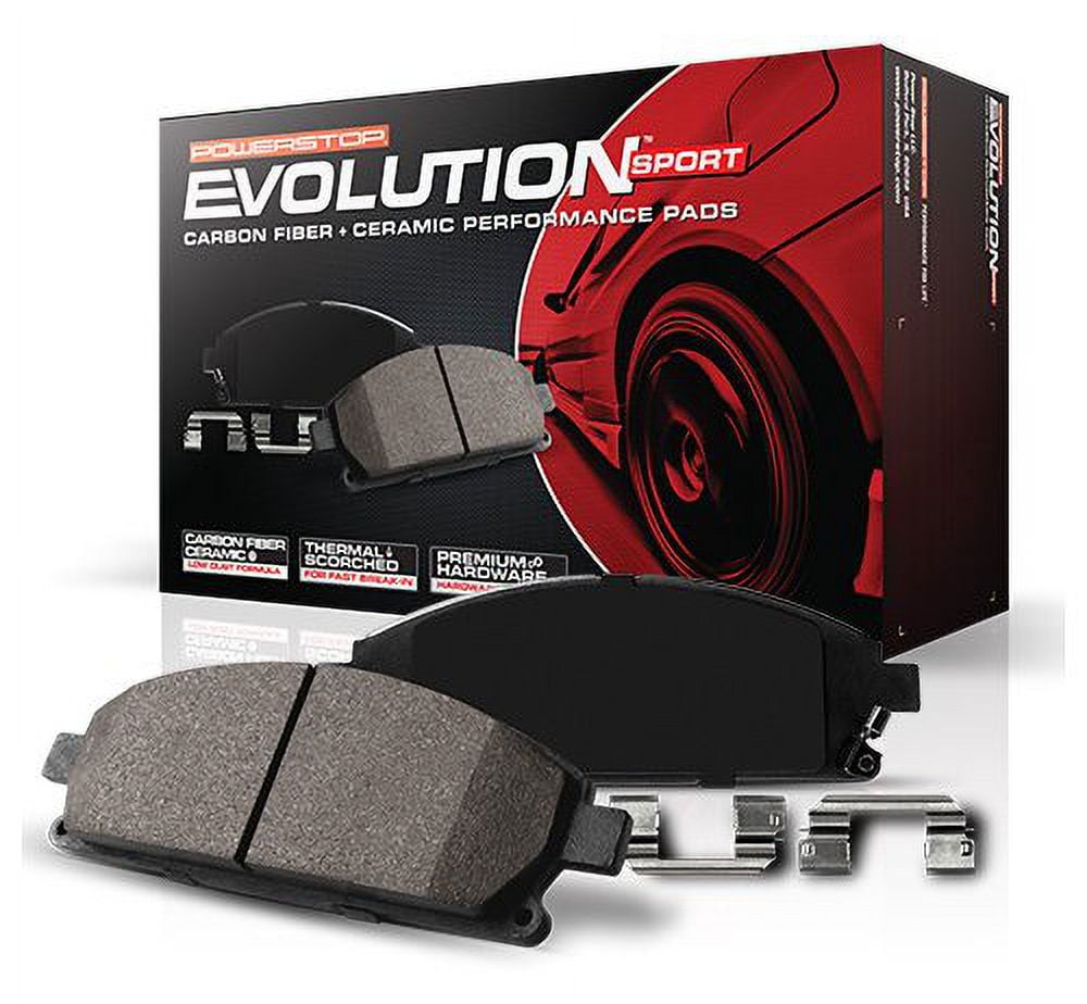 Power Stop Front Z23 Evolution Carbon-Fiber Ceramic Brake Pads Z23-1521