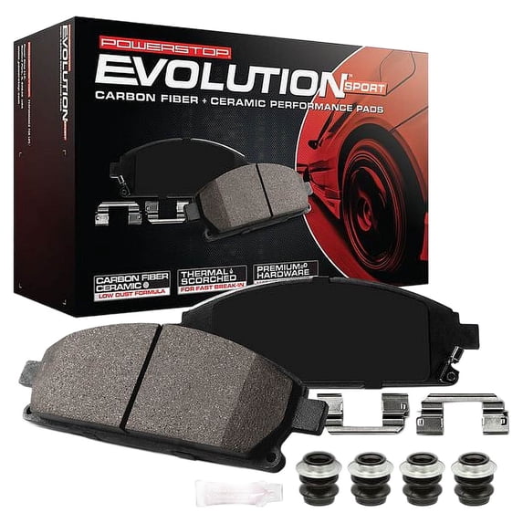 Power Stop Front Z23 Evolution Carbon-Fiber Ceramic Brake Pads Z23-815