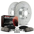thumbnail image 1 of PowerStop Front Z23 Evolution Sport Carbon-Fiber Ceramic Brake Pad and Drilled & Slotted Rotor Kit Fits: JAGUAR LAND ROVER Select Models K8212, 1 of 10